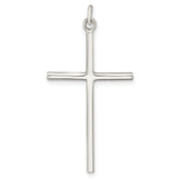 Sterling Silver Polished Cross Pendant