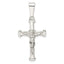 Sterling Silver Polished Crucifix Pendant