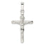 Sterling Silver Polished Crucifix Pendant