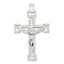 Sterling Silver Polished Crucifix Pendant