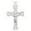 Crucifix Pendant in Sterling Silver, 58mm - Sophia Jewelers