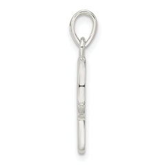 Sterling Silver Polished Chamseh w/Star of David Pendant