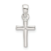 Sterling Silver Polished Cross Pendant