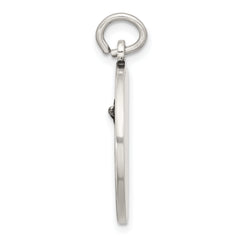 Sterling Silver Solid Antiqued St Michael Pendant