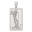 The Hermit Tarot Card Pendant in Sterling Silver, 29mm - Sophia Jewelers