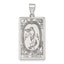 Sterling Silver The World Tarot Card Pendant