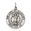 Our Lady of Guadalupe Medal in Sterling Silver, 29mm Antiqued - Sophia Jewelers
