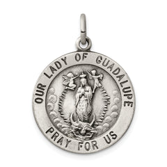 Sterling Silver Our Lady of Guadalupe Medal