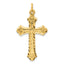 Cross Pendant in Gold-Plated Sterling Silver, 38mm, Gold-Tone - Sophia Jewelers