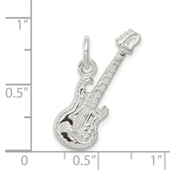 Sterling Silver Electric Guitar Charm