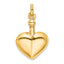 Sterling Silver Gold-Tone Polished Screw Top Ash Holder Pendant