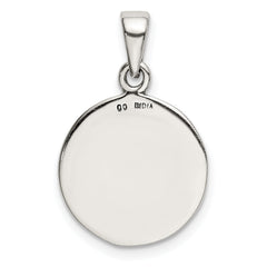 Sterling Silver LOVE YOU TO THE MOON Antiqued Star and Moon Pendant