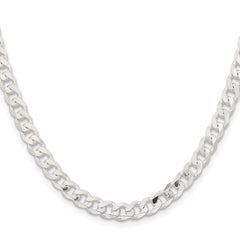 Sterling Silver 5.7mm Curb Chain