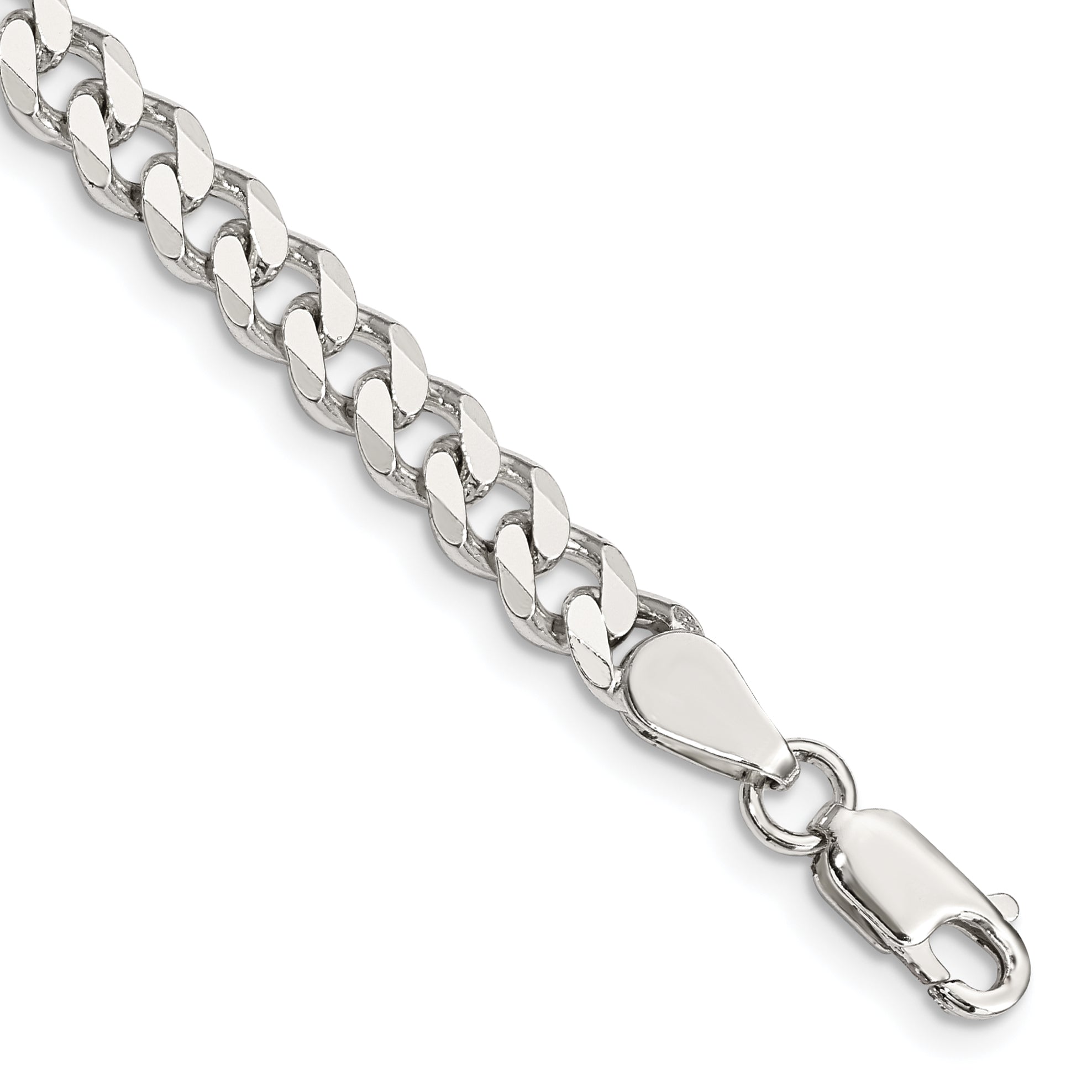 Sterling Silver 5.7mm Curb Chain