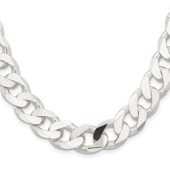 Sterling Silver 14.5mm Curb Chain