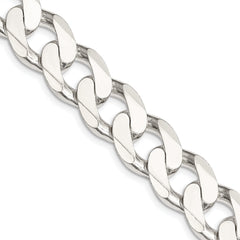 Sterling Silver 14.5mm Curb Chain