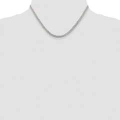 Sterling Silver Rhodium-plated 3.8mm Pav‚ Curb Chain