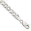Sterling Silver Curb Chain Bracelet 7.5mm