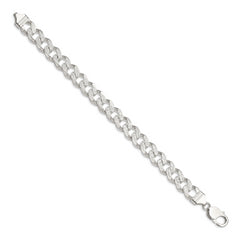 Sterling Silver 11.0mm Pav‚ Curb Chain