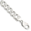 Pavé Curb Chain in Sterling Silver, 11mm, 8–26 Inch - Sophia Jewelers