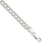 Double Link Charm Bracelet in Sterling Silver, 7mm - Sophia Jewelers