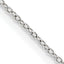 Sterling Silver 1mm Cable Chain w/ ext.