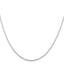 Sterling Silver 1mm Cable Chain w/ ext.