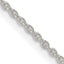 Sterling Silver 1.5mm Cable Chain w/ ext.