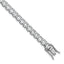 Fancy Oval Cubic Zirconia Bracelet in Sterling Silver, 5.2mm, 7.2 Inch - Sophia Jewelers