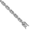 Fancy Cubic Zirconia Link Bracelet in Sterling Silver, 5.5mm, 7 Inch - Sophia Jewelers