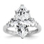 Fancy Marquise & Hearts Cubic Zirconia Ring in Sterling Silver, Size 6–9 - Sophia Jewelers