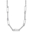 Paperclip Chain Necklace in Sterling Silver, 2.8mm, 18 Inch - Sophia Jewelers