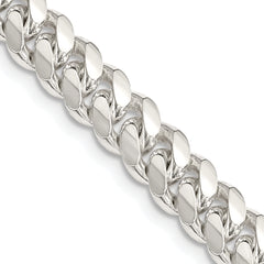 Sterling Silver 7.0mm Polished Domed Curb Chain