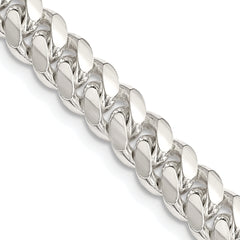 Sterling Silver 7.0mm Polished Domed Curb Chain