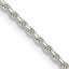 Sterling Silver 1.85mm Diamond-Cut Rope Chain w/ ext.