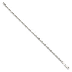 Sterling Silver 2.75mm Diamond-cut Rope Chain