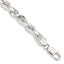 Sterling Silver 6.5mm Diamond-cut Rope Chain, 8–36 Inch - Sophia Jewelers