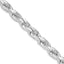Sterling Silver Rhodium-plated 7.8mm Diamond-cut Rope Chain - Sophia Jewelers
