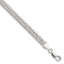 Sterling Silver Polished 5.7mm Double Diamond-cut Curb Chain, 7–24 Inch - Sophia Jewelers