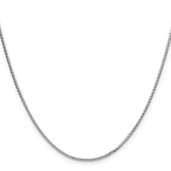 Sterling Silver 1.45mm 8 Sided D/C Double Spiga Chain