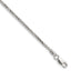 Sterling Silver 2.0mm 8 Sided D/C Double Spiga Chain