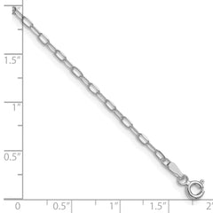 Sterling Silver Rhodium-plated 2.0mm D/C Forzantine Chain