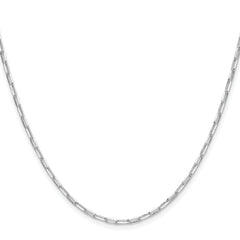 Sterling Silver Rhodium-plated 2.15mm D/C Forzantine Chain