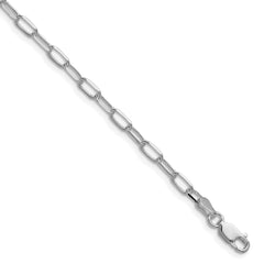 Sterling Silver Rhodium-plated 3.15mm D/C Forzantine Chain