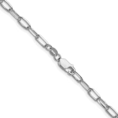 Sterling Silver Rhodium-plated 3.85mm D/C Forzantine Chain