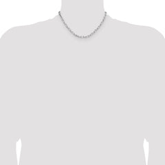 Sterling Silver 4.65mm D/C Forzantine Chain