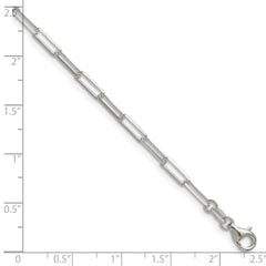 Sterling Silver 3.1mm D/C Paperclip Chain