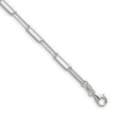 Sterling Silver 3.5mm D/C Paperclip Chain