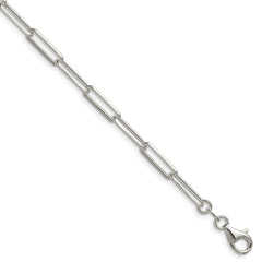 Sterling Silver 4.4mm D/C Paperclip Chain
