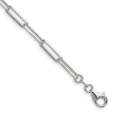 Sterling Silver 4.4mm D/C Paperclip Chain